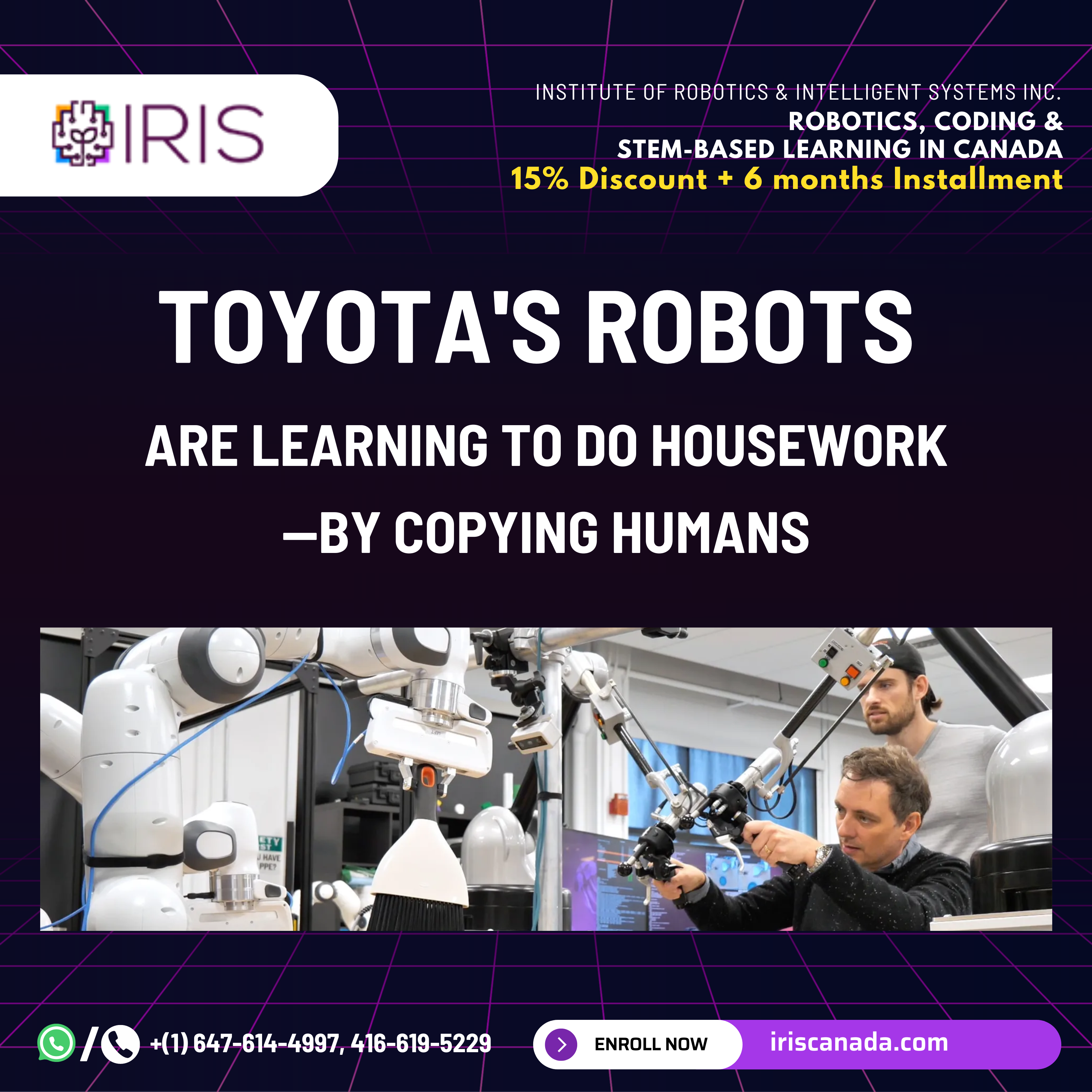 TOYOTA’S ROBOTSARE LEARNING TO DO HOUSEWORK-BY COPYING HUMANS